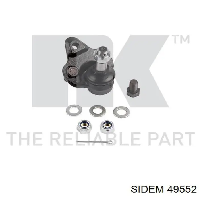 Рычаг (тяга) задней подвески продольный нижний левый Sidem 49552 цена, от 42.42 USD