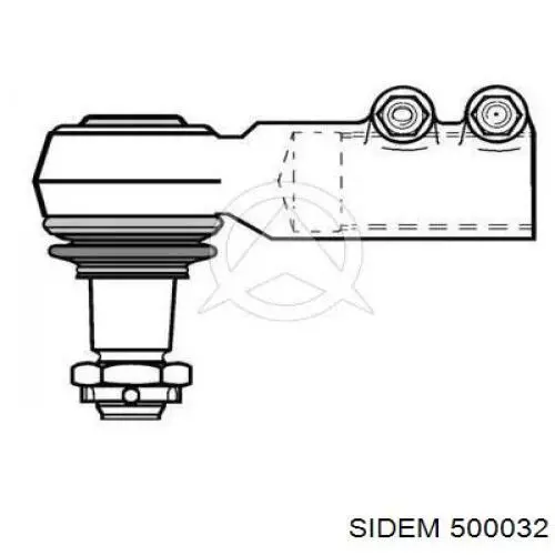 Рулевой наконечник 500032 Sidem