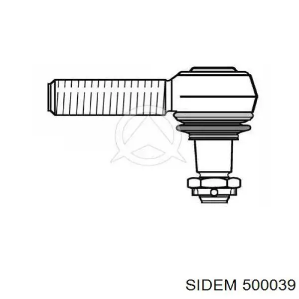 Наконечник продольной рулевой тяги 500039 Sidem