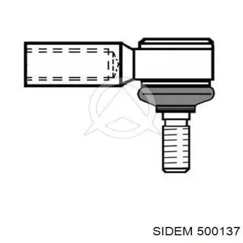 Наконечник тяги КПП 500137 Sidem