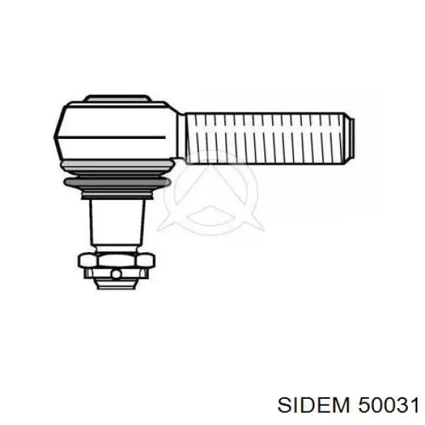 Наконечник поперечной рулевой тяги 50031 Sidem