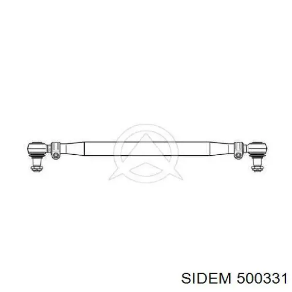 Тяга рулевая в сборе 500331 Sidem