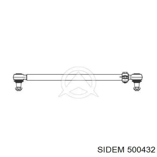 Тяга рулевая в сборе 500432 Sidem