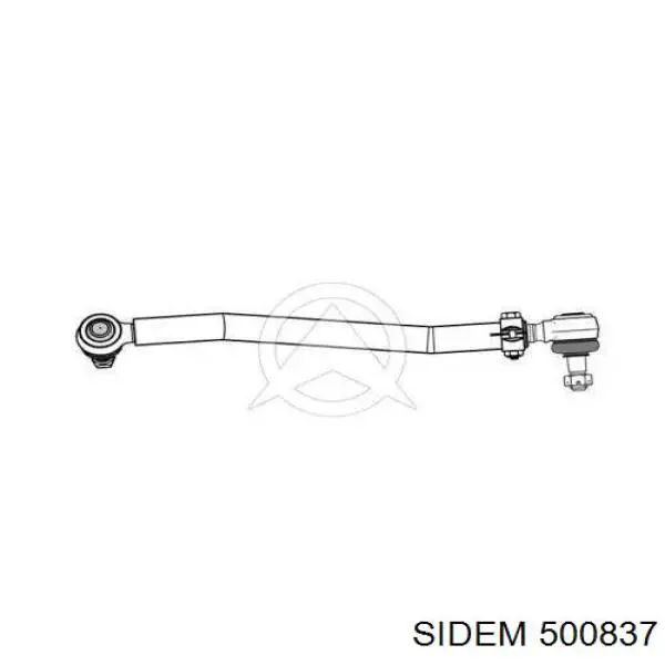 Тяга рулевая в сборе 500837 Sidem