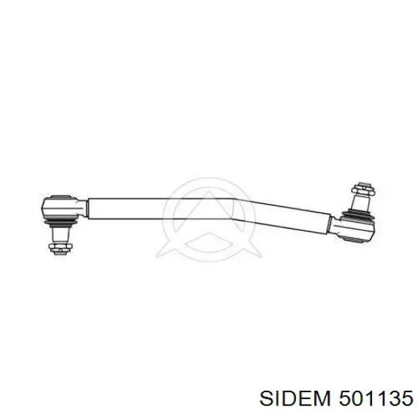 Тяга рулевая в сборе 501135 Sidem