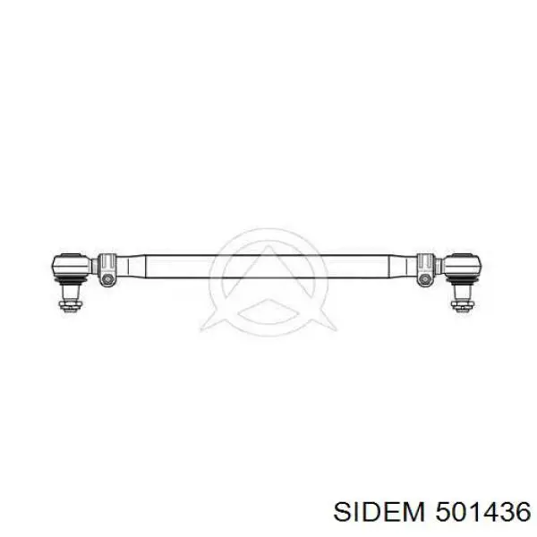 Тяга рулевая центральная 501436 Sidem