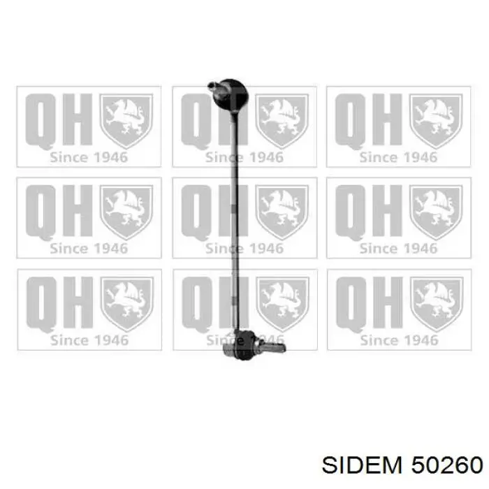 Линк стабилизатора, переднего, левый Sidem 50260 цена, от 16.23 USD