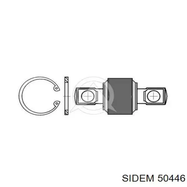 Ремкомплект реактивной тяги 50446 Sidem