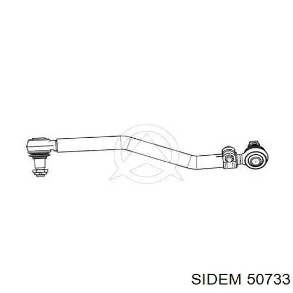 Тяга рулевая в сборе 50733 Sidem