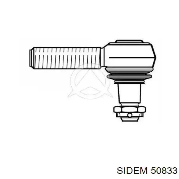 Наконечник поперечной рулевой тяги 50833 Sidem