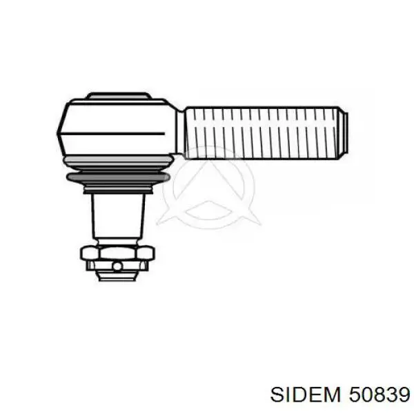 Наконечник поперечной рулевой тяги 50839 Sidem