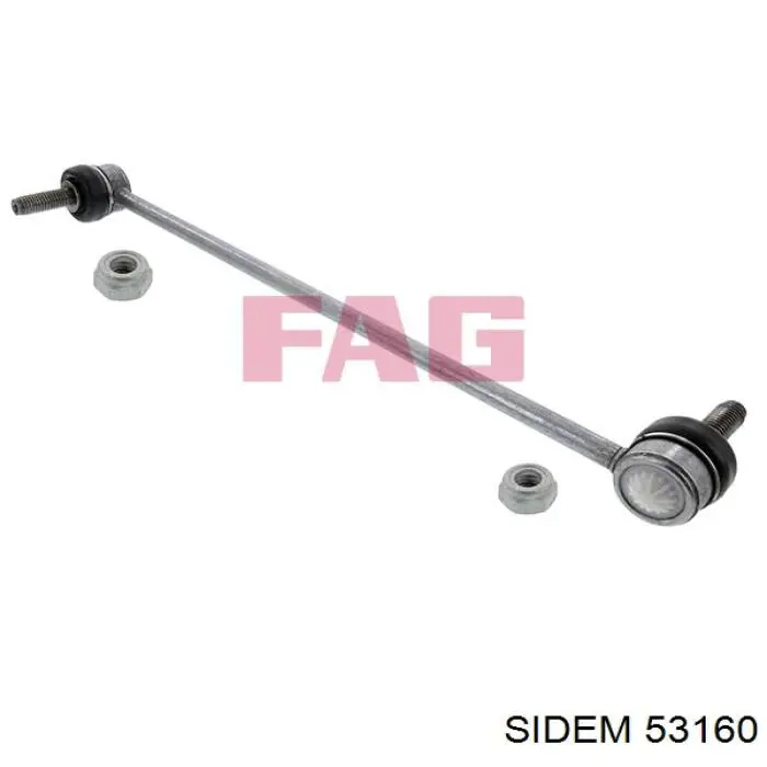 Тяга переднего стабилизатора Sidem 53160 цена, от 17.91 USD
