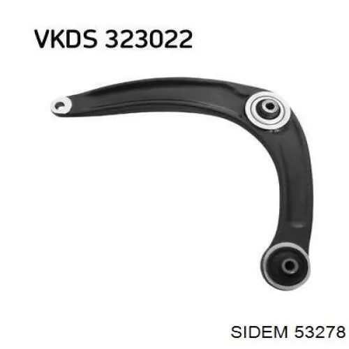 Левый рычаг передней нижней подвески Sidem 53278 цена, от 69.47 USD