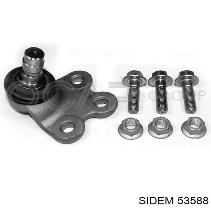 Шаровая опора, нижняя Sidem 53588 цена, от 24.55 USD