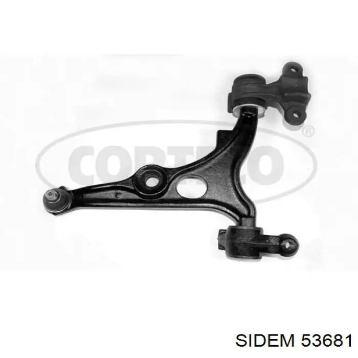 Правый рычаг передней нижней подвески Sidem 53681 цена, от 100.38 USD