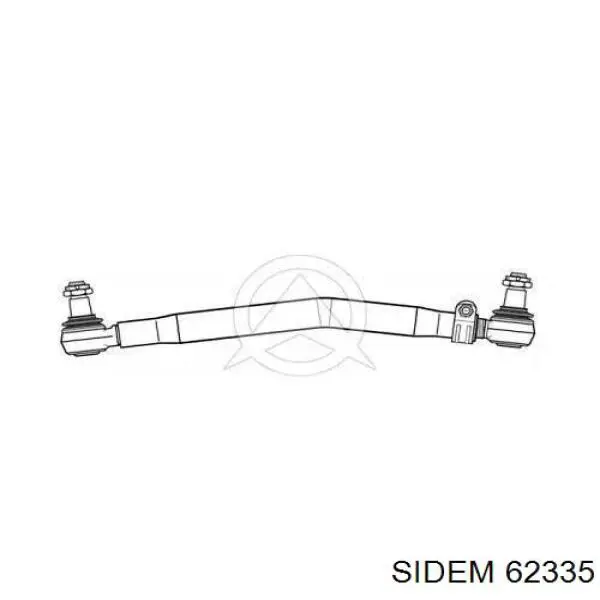 Тяга рулевая в сборе 62335 Sidem