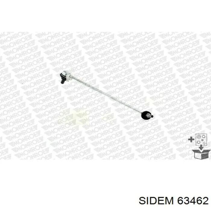 Стойка переднего стабилизатора левая 63462 Sidem