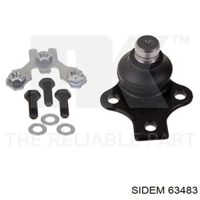 Шаровая опора, нижняя Sidem 63483 цена, от 9.97 USD