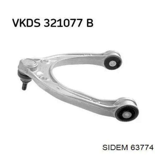 Рычаг передней подвески верхний левый/правый Sidem 63774 цена, от 87.45 USD