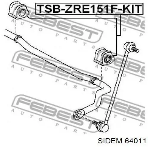 Рулевая тяга 59578 GKN-Spidan