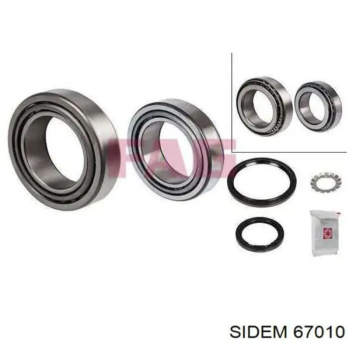 67010 Sidem Тяги рулевые