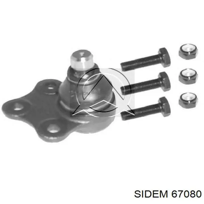 Шаровая опора, нижняя Sidem 67080 цена, от 13.92 USD