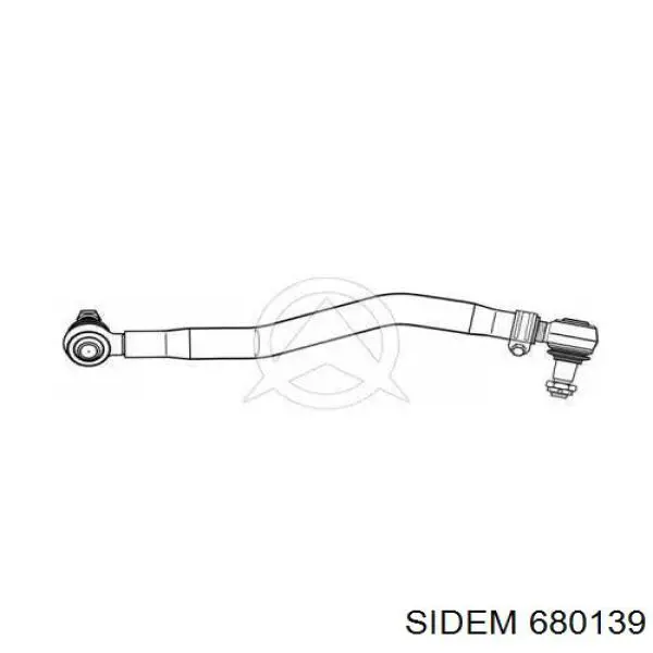 Тяга рулевая в сборе 680139 Sidem