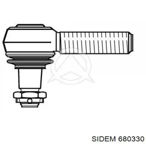 680330 Sidem наконечник поперечной рулевой тяги