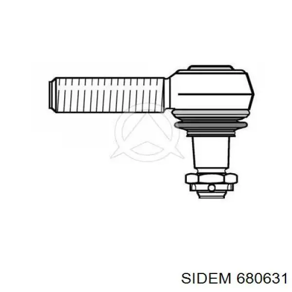 680631 Sidem наконечник центральной рулевой тяги правый
