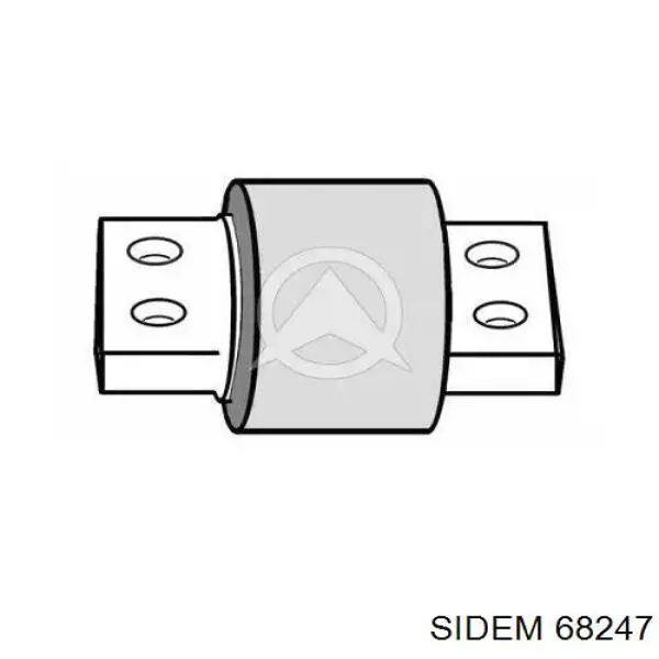 Сайлентблок задней реактивной тяги 68247 Sidem