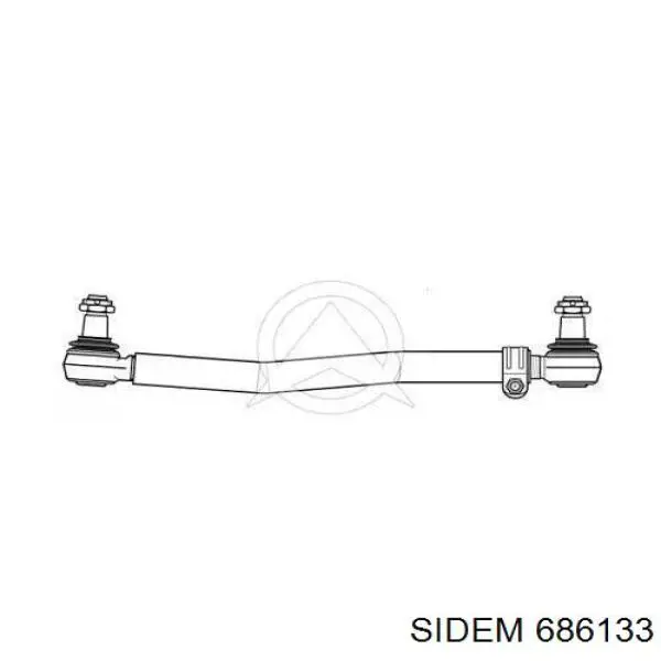 Тяга рулевая центральная 686133 Sidem