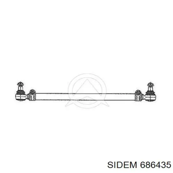 Тяга рулевая в сборе 686435 Sidem