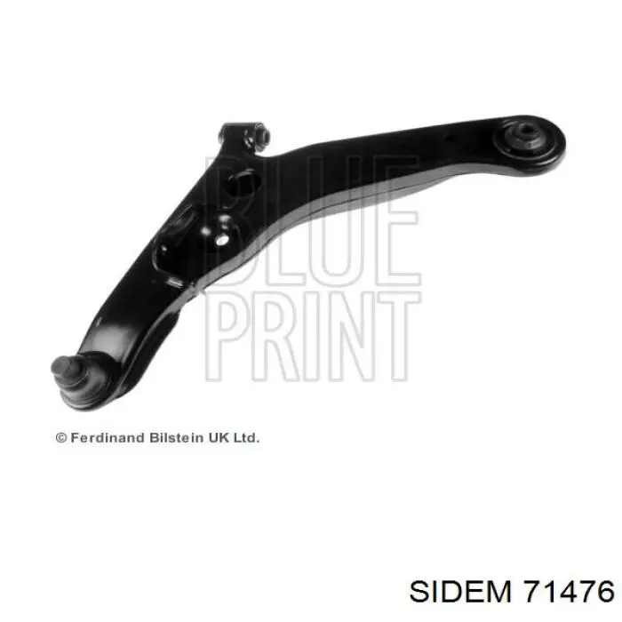 Левый рычаг передней нижней подвески Sidem 71476 цена, от 57.55 USD