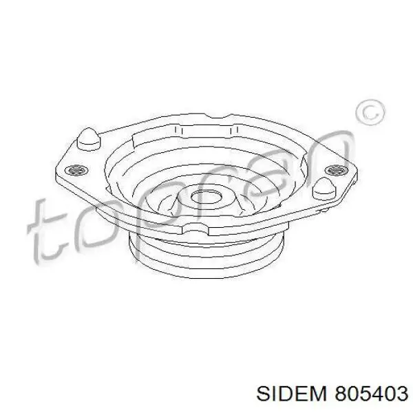 Опора переднего амортизатора 805403 Sidem