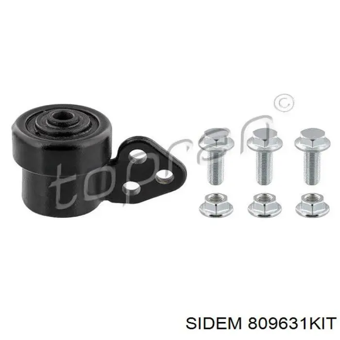 Сайлентблок передней подвески Sidem 809631KIT цена, от 33.29 USD