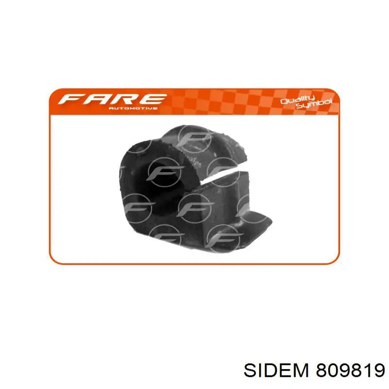 Втулка переднего стабилизатора Sidem 809819 цена, от 1.59 USD