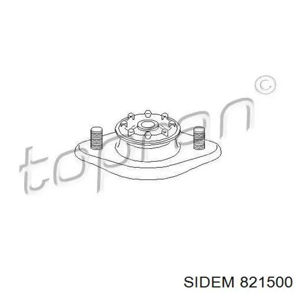 Опора амортизатора заднего 821500 Sidem