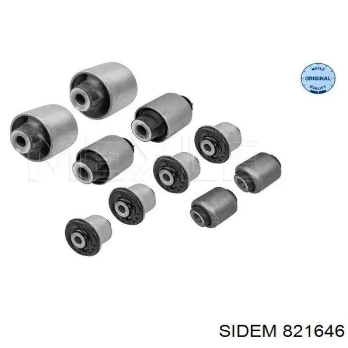 Купить 821646 Sidem Сайлентблок нижний передней подвески