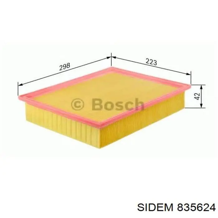 Сайлентблок переднього нижнього важеля 835624 Sidem