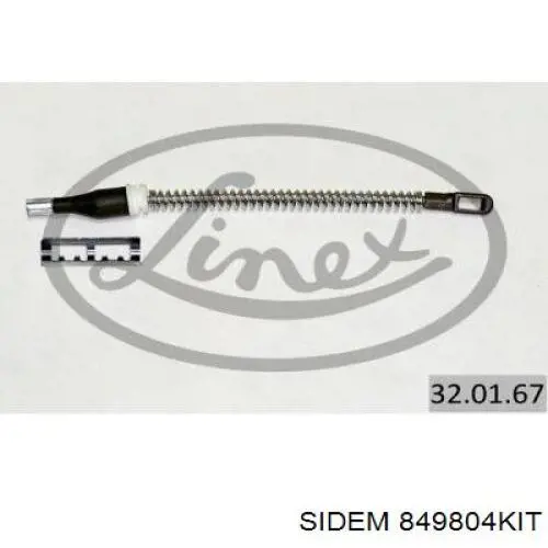 Ремкомплект стабилизатора переднего Sidem 849804KIT