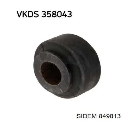 Втулка переднего стабилизатора Sidem 849813 цена, от 6.26 USD