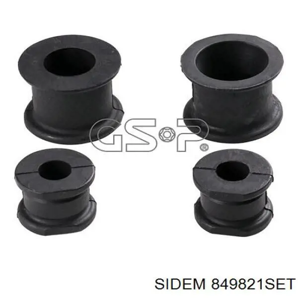 Втулка стабилизатора переднего, комплект Sidem 849821SET цена, от 13.57 USD