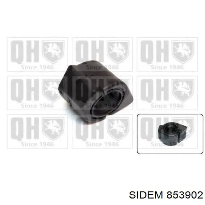 Резинка заднего стабилизатора Sidem 853902 цена, от 5.94 USD