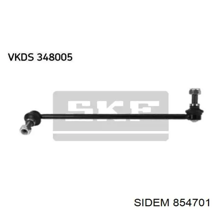Передний сайлентблок задней рессоры Sidem 854701