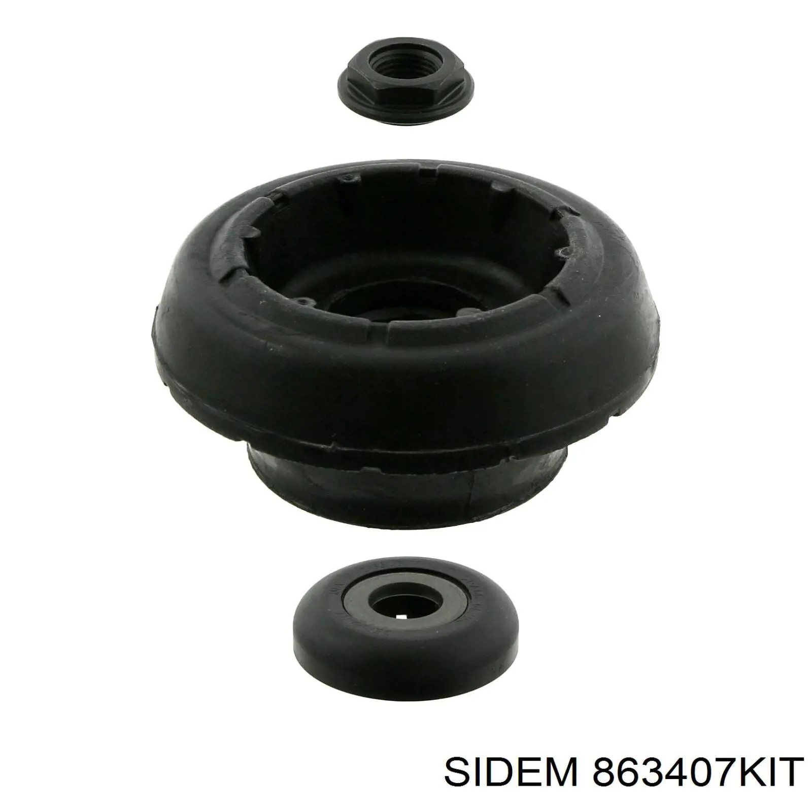 Опора стойки амортизатора переднего Sidem 863407KIT цена, от 11.81 USD