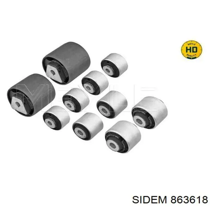 Сайлентблок верхнего рычага передней подвески Sidem 863618 цена, от 4.95 USD