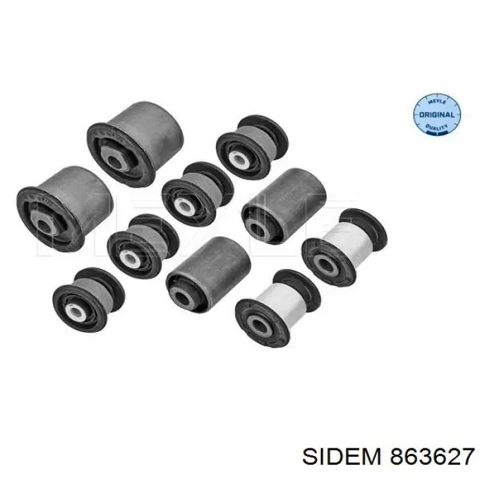 Сайлентблок передней подвески Sidem 863627 цена, от 13.03 USD