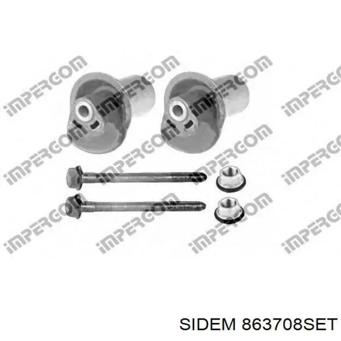 Сайлентблок заднего подрамника Sidem 863708SET цена, от 25.82 USD