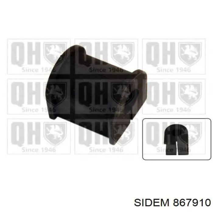 Резинка заднего стабилизатора Sidem 867910 цена, от 3.54 USD