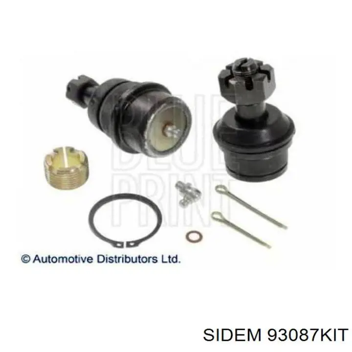 Опора шаровая нижняя + верхняя, комплект Sidem 93087KIT